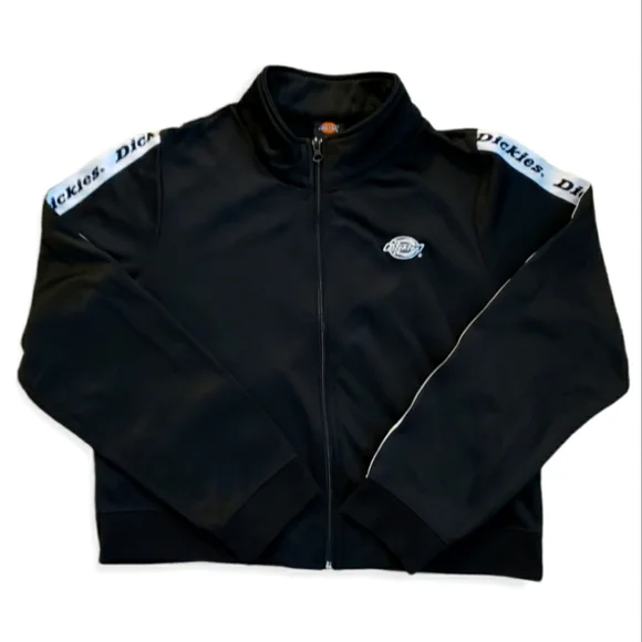 DICKIES Cropped Zip Up Track Jacket - Picture 1 of 5